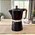 CAFETEIRA ITALIANA PRETA OU BEGE SERVE 6 XÍCARAS DE 60ML - Imagem 1