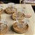 CONJUNTO 6 XÍCARAS CHÁ OU CAFÉ COM PIRES MADEIRA TECA - Imagem 6