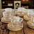 CONJUNTO 6 XÍCARAS CHÁ OU CAFÉ COM PIRES MADEIRA TECA - Imagem 4