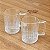 CONJUNTO 2 CANECAS DE VIDRO CHÁ OU CAFÉ DELI DIAMOND FIO DE OURO - Imagem 3