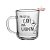 CONJUNTO 2 CANECAS DE VIDRO CAFÉ PARA LEVANTAR 220ML - Imagem 4
