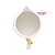 LEITEIRA DE CERAMICA COLIBRI BRANCA 180ML - Imagem 3