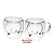 CONJUNTO 2 XÍCARAS DE CHÁ PAREDE DUPLA CAT 250ML VIDRO BOROSSILICATO WOLFF - Imagem 6