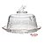 QUEIJEIRA COM TAMPA NEW BUTTERFLY COM FIO DE OURO 19,5CM X 12,5CM CRISTAL - Imagem 4