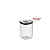 POTE HERMÉTICO 1L EMPILHÁVEL DUPLA VEDAÇÃO QUADRADO DUO LOCK  NATURAL - Imagem 4