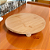 BANDEJA APOIO REDONDA COM PEZINHO DE BAMBU 30X30X6CM - Imagem 1