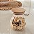 POTE GLASS COM TAMPA DE BAMBU 700 ML - Imagem 1