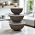 CONJUNTO 3 BOWLS ARMAZENAMENTO COM TAMPA  DE BAMBU E PP LINES - Imagem 1