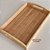 BANDEJA DE BAMBU NATURAL COM ALÇA - Imagem 4
