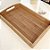 BANDEJA DE BAMBU NATURAL COM ALÇA - Imagem 2