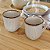 CONJUNTO DE CANECA DE CERAMICA LINEAR BRANCO 380ML - Imagem 2