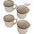 CONJUNTO DE CANECA DE CERAMICA LINEAR BRANCO 380ML - Imagem 3