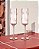 JOGO TAÇAS DE CHAMPAGNE BUTTERFLY DE VIDRO 220ML - Imagem 2