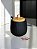 AÇUCAREIRO CERÂMICA PRETO E BAMBU GRANFINE 360ML - Imagem 4
