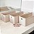 KIT CESTOS ORGANIZADOR FLOW BEGE 34X15X13CM - Imagem 5