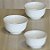KIT 3 BOWLS DE PORCELANA NEW BONE LOSANGO BRANCO - Imagem 1