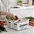 ORGANIZADORANIZADOR CLEAR FRESH 2,2L COM 2 CESTOSNATURAL - Imagem 4