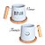 CANECA COM ALÇA DE BAMBU BRANCA - Imagem 5