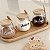 KIT 3 POTES 400ML COM TAMPA COLHER E BANDEJA DE BAMBU STYLE - Imagem 8