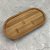 BANDEJA DE BAMBU PEQUENA OVAL 23,5X11,5X0,8CM - Imagem 3