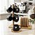 CONJUNTO 6 XÍCARAS PRETA  DE CAFÉ  COM SUPORTE DE BAMBU GRANFINE 90ML - Imagem 1