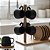 CONJUNTO 6 XÍCARAS PRETA  DE CAFÉ  COM SUPORTE DE BAMBU GRANFINE 90ML - Imagem 3