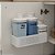 KIT FLOW LAVANDERIA 4 PEÇAS SUPORTE DE PAREDE BRANCO - Imagem 1