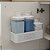KIT FLOW LAVANDERIA 4 PEÇAS SUPORTE DE PAREDE BRANCO - Imagem 3