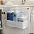 KIT FLOW LAVANDERIA 4 PEÇAS SUPORTE DE PAREDE BRANCO - Imagem 6