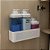 KIT FLOW LAVANDERIA 4 PEÇAS SUPORTE DE PAREDE BRANCO - Imagem 7