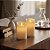 KIT 2 VELAS DE RESINA NATURAL COM LED PERMANENTE - Imagem 1