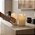 KIT 2 VELAS DE RESINA NATURAL COM LED PERMANENTE - Imagem 2