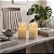 KIT 2 VELAS DE RESINA NATURAL COM LED PERMANENTE - Imagem 3