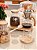 KIT 2 POTES CANELADO GLASS TAMPA DE BAMBU 1,1 L PERSONALIZADO - Imagem 3