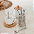 CONJUNTO 6 COLHERES DE ZAMAC COM SUPORTE 14CM - Imagem 3