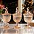 POTICHE DECORATIVO COM PÉ DE CRISTAL DE CHUMBO DUBLIN ÂMBAR 11,5X24,5CM - Imagem 1