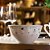 CONJUNTO 4 BOWLS WOLFF FLORESCER  270ML AZUL - Imagem 1