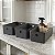 CESTO ORGANIZADOR FLOW COM E SEM TAMPA 34 X 15 X 10 CHUMBO - Imagem 2