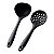 COMBO 2 PEÇAS DE SILICONE CONCHA ESCUMADEIRA PRETO - Imagem 3