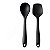 COMBO 2 PEÇAS DE SILICONE COLHER ESPÁTULA PRETO - Imagem 4