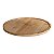 BANDEJA GIRATÓRIA REDONDA DE BAMBU NATURAL 30CM - Imagem 2