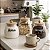 KIT 3 POTES LADY DE VIDRO COM TAMPA DE BAMBU PERSONALIZADO - Imagem 6