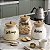 KIT 3 POTES LADY DE VIDRO COM TAMPA DE BAMBU PERSONALIZADO - Imagem 4