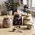 KIT 3 POTES LADY DE VIDRO COM TAMPA DE BAMBU PERSONALIZADO - Imagem 2