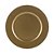 SOUSPLAT DE  PLÁSTICO DOURADO - Imagem 1