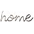 HOME EM METAL PRETO E DOURADO - Imagem 1