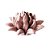 FLOR ROSA EM CERÂMICA DECORATIVA - Imagem 1