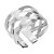 CONJUNTO 4 ANÉIS PARA GUARDANAPOS AÇO INOX ROLLED - Imagem 2