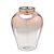 VASO DECORATIVO EM VIDRO ROSE - Imagem 1