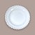 PRATO  EM CERÂMICA ROUND BEADS BRANCO - Imagem 4